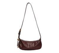 Borsa a tracolla alla moda in morbida pelle casual per la ricerca professionale moderna e gli stili, Borgogna Wr, Medium