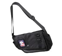 Borsa a tracolla alla moda in nylon giapponese stile college borsa a tracolla borsa a tracolla borse per studenti e amanti degli anime borsa per la spesa casual, Nero, tinta unita, One Size