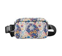 Borsa a tracolla alla moda per viaggi, corsa, escursionismo, con camion e motociclette, per donne e uomini, Astronauti Costellazioni Pianeti, 1 Size