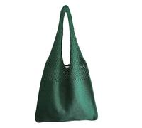 Borsa a tracolla all'uncinetto da spiaggia - tote hobo fata casual, borsetta tessuta morbida durevole | Borsa per lo shopping da viaggio per donne, accessorio estivo leggero per appuntamenti, vacanze,