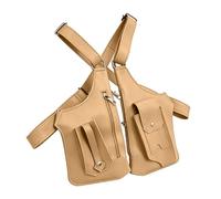 Borsa a tracolla ascella,Tracolla regolabile Borsa antifurto | Borsa a tracolla a doppia faccia per uomo | Per viaggiare lavoro passaporto scuola soldi corsa escursionismo telefono, Marrone, verwijzen