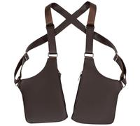 Borsa a tracolla ascellare da uomo, in pelle PU, 27,5 x 31 cm, 360 g | leggera, tracolla regolabile, multi tasca, design antifurto, stile vintage, zaino da viaggio quotidiano per viaggi e spostame