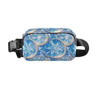 Borsa a tracolla astratta leopardata ghepardo forme donne uomini carino borsa a tracolla marsupio per shopping sport lavoro, Bitcoin Volanti E Fiocchi Di Neve Pittura, 1 Size