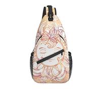 Borsa a tracolla Autumn Leaf Sun Magic Hiking Daypack Crossbody Shoulder Backpack Travel Chest Pack for Men Women