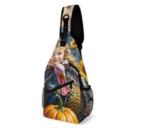Borsa a tracolla autunnale per il Ringraziamento, zaino da viaggio, borsa da trekking, per donne e uomini
