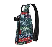Borsa a Tracolla Bandana Paisley Borse a tracolla a righe Sacco da palestra,