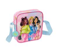 Borsa a Tracolla Barbie Painterly Rosa Blu cielo 16 x 18 x 4 cm