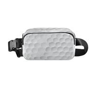 Borsa a tracolla bianca elegante con palline da hockey, per donne e uomini, impermeabile, con cinghia regolabile, per viaggi, vacanze, corsa, 02, 1 Size