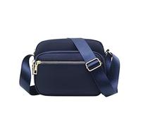 Borsa a tracolla blu borsa a tracolla da donna leggera messenger borsa a tracolla o borsa borsa da donna tasca interna, Blu, Taglia unica per tutti