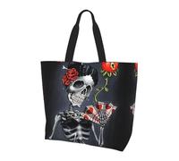 Borsa a tracolla blu navy con motivo cielo e stelle, borsa organizer per viaggi, viaggi d'affari e gite in spiaggia, Goth Beauty Girl, Taglia unica