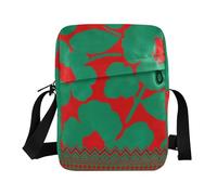 borsa a tracolla borsa a tracolla borse a tracolla per le donne piccole borse a tracolla per le donne borsa a tracolla tracolla regolabile per lavoro fiori verdi e rossi motivi tribali