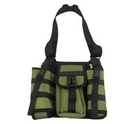 Borsa a tracolla, borsa a tracolla da uomo, borsa a tracolla da viaggio in pelle, tracolla regolabile, per escursionismo, passeggiate, ciclismo e comoda conservazione, design compatto e portatile, 24
