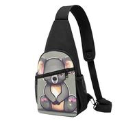 Borsa a tracolla, borsa a tracolla in diagonale borsa da viaggio per escursionismo borsa a tracolla borsa da giorno unisex,La bella stampa del koala