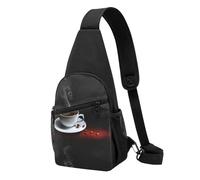 Borsa a tracolla, borsa a tracolla in diagonale borsa da viaggio per escursionismo borsa a tracolla borsa da giorno unisex,Caffè caldo con il chicco di caffè