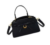 Borsa a tracolla Bowknot alla, borsa leggera, Black | Borsa da bowling con fiocco, interni spaziosi, opzione trasporto regolabile, borsa a tracolla per l ' uso