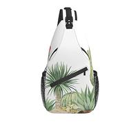 Borsa a tracolla Cactus Flower Cactus Escursionismo Daypack Zaino a tracolla a tracolla Zaino da viaggio per uomo Donna