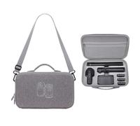 Borsa a Tracolla Capiente per Insta360 X6 Borsa da Viaggio Antiurto, Impermeabile e Resistente Alle Cadute, Custodia Protettiva per Fotocamera 360 X6 (Grigio)