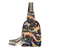 Borsa a tracolla carina alla moda della spalla della salamandra variopinta per le donne per il viaggio
