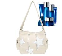 Borsa a tracolla carina - Borsa a tracolla Notte stellata, Borsa a tracolla astrale, Borsa a tracolla hobo con motivo a stella | Borsa a tracolla portatile a stella Borsa per la spesa di grande capaci