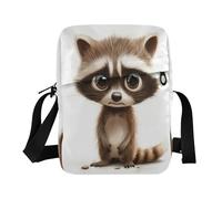borsa a tracolla carino Borse a tracolla per le donne borsa per adolescenti borse a mano tracolla tracolla regolabile per affari cartone animato divertente procione dolore