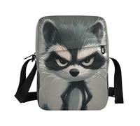 borsa a tracolla carino mens borsa a tracolla da donna borsa a tracolla borse a tracolla borse a mano tracolla tracolla regolabile per affari cartone animato divertente procione rabbia