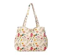 Borsa a tracolla casual | chiusura a cerniera multi-tasca alla moda - borsa a tracolla da viaggio | per professionisti, insegnanti, mamme, viaggiatori, pendolari, scuola, parco, picnic, caffè, Fiore