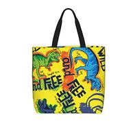 Borsa a tracolla casual Dino Borsa a mano riutilizzabile per la spesa, borsa da viaggio, borsa per la spesa, regali per le donne