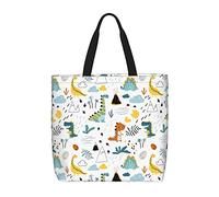 Borsa a tracolla casual Dino Borsa a mano riutilizzabile per la spesa, borsa da viaggio, borsa per la spesa, regali per le donne