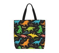 Borsa a tracolla casual Dino Borsa a mano riutilizzabile per la spesa, borsa da viaggio, borsa per la spesa, regali per le donne