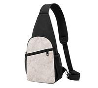 Borsa a tracolla casual in marmo oro rosa con tracolla a tracolla borsa per telefono borsa a tracolla da uomo borsa a tracolla da viaggio a piedi, Nero , Taglia unica