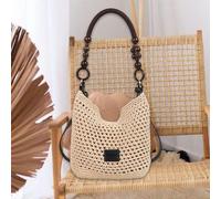 Borsa a tracolla classica casual Beach Beach Crochet per il lavoro