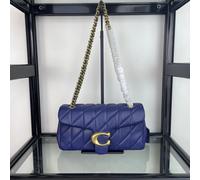 Borsa a tracolla Coach CP150 Navy Tabby 26 outlet in pelle