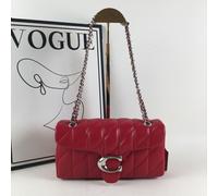 Borsa a tracolla Coach CP150 Red Tabby 26 outlet in pelle
