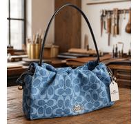 Borsa a tracolla Coach Faye Signature Denim 2Way CDE45 borsa a tracolla...
