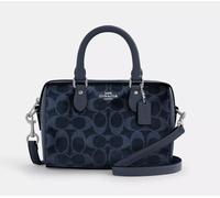 Borsa a tracolla Coach Mini Roan Signature Canvas 2WAY Crossbody CAL20 Dark D...