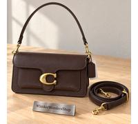 Borsa a tracolla Coach Soft Tabby 20 CFQ98 in pelle a grana naturale outlet