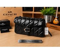 Borsa a tracolla Coach Tabby 20 in pelle trapuntata borsa a tracolla canna di...