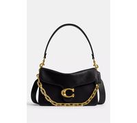 Borsa a tracolla Coach Tabby con catena Nero