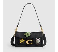 Borsa a tracolla Coach x Brain Dead Soft Tabby 26 con spille nera (CEO05 B4/BK)