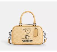 Borsa a tracolla Coach x PEANUTS 2025 Satchel Signature Canvas Charlie Brown ...