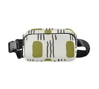 Borsa a tracolla colorata dal design semplice e casual geometrico, alla moda, per uomini e donne, piccola borsa a tracolla con tracolla regolabile per viaggi, corsa, escursionismo, Colorato Semplice