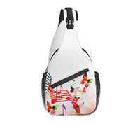 Borsa a tracolla colorata nota musicale farfalla escursionismo zainetto zaino a tracolla zaino da viaggio per uomo donna