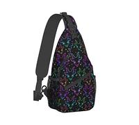 Borsa a tracolla colorata per capra Zaino da viaggio a tracolla per donna Zaino a tracolla sul petto Regali per Natale