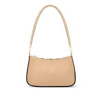 Borsa a tracolla colorata tinta unita marrone sabbia tinta unita per le donne borse da sera borsa semplice pochette chiusura con cerniera