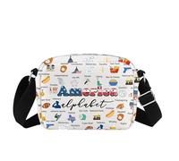 Borsa a tracolla con alfabeto americano, idea regalo per American Girl America Souvenir, Borsa americana, Medium