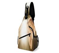 Borsa a tracolla con ali d'angelo, zaino da viaggio, per escursionismo, per donne e uomini