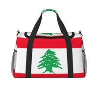Borsa a tracolla con bandiera del Libano da donna e da uomo, borsa a tracolla, borsa da lavoro, borsa hobo per tutti i giorni