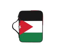 Borsa a tracolla con bandiera della Giordania, con manici, organizer impermeabile per viaggi in chiesa, portapenne, tasca per tablet, diario