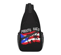 Borsa a tracolla con bandiera di Puerto Rico