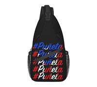 Borsa a tracolla con bandiera di Puerto Rico
